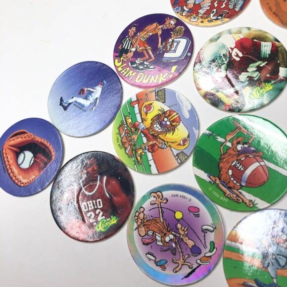 14 Assorted Sports Theme POGS - Picture 4 of 5